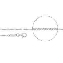 Der Kettenmacher Unisex Halskette Panzer Kette 42cm Silber P2-42S Der Kettenmacher Unisex Halskette Panzer Kette 42cm Silber P2-42S