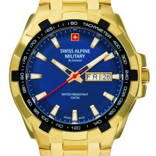 Swiss Alpine Military by Grovana Herren Armbanduhr Star Fighter 41 mm Armband Ed... Swiss Alpine Military by Grovana Herren Armbanduhr Star Fighter 41 mm Armband Ed...