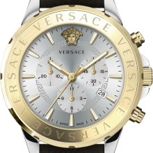 Versace Herren Schweizer Armbanduhr CHRONO SIGNAT.44 D/WSIL S/BRW BICSS/IP2N -DA... Versace Herren Schweizer Armbanduhr CHRONO SIGNAT.44 D/WSIL S/BRW BICSS/IP2N -DA...