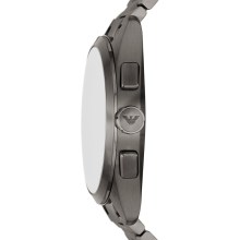 Emporio Armani Herren Armbanduhr Chronograph Gunmetal / Blau AR11481 Emporio Armani Herren Armbanduhr Chronograph Gunmetal / Blau AR11481