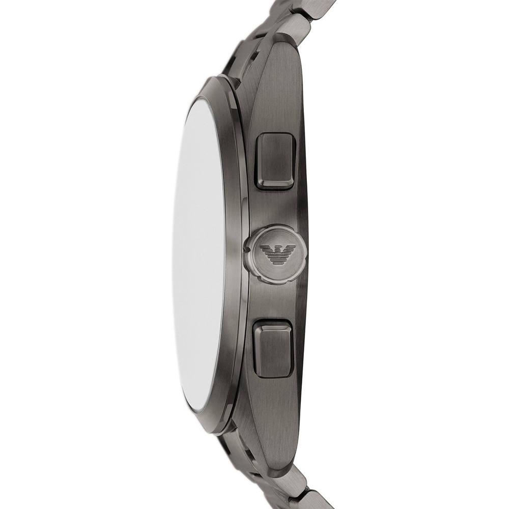 Emporio Armani Herren Armbanduhr Chronograph Gunmetal / Blau AR11481 Emporio Armani Herren Armbanduhr Chronograph Gunmetal / Blau AR11481