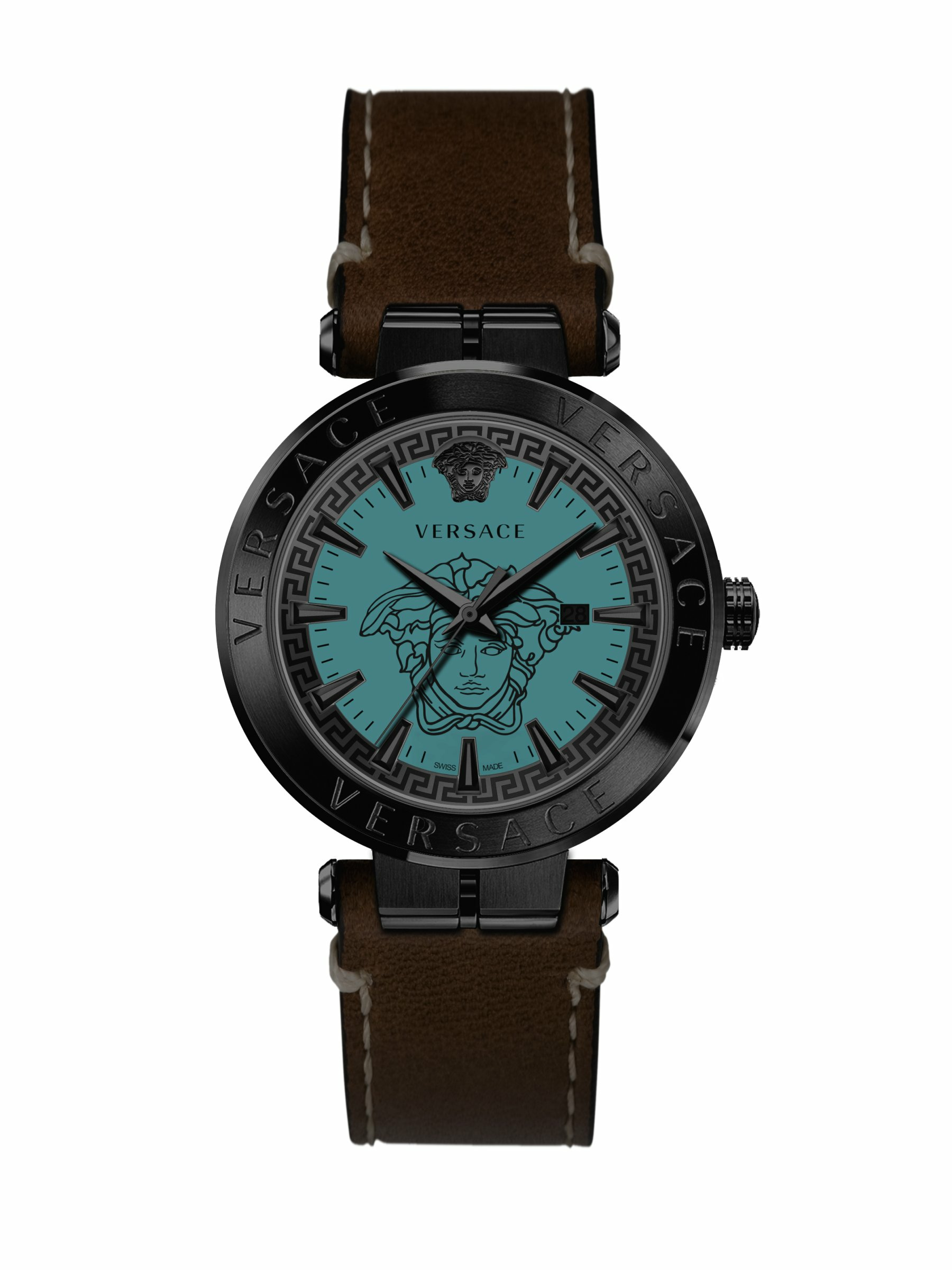 Versace Herren Armbanduhr Aion 44 mm Datumsfenster Armband Edelstahl VE2G00121 – Bild 2