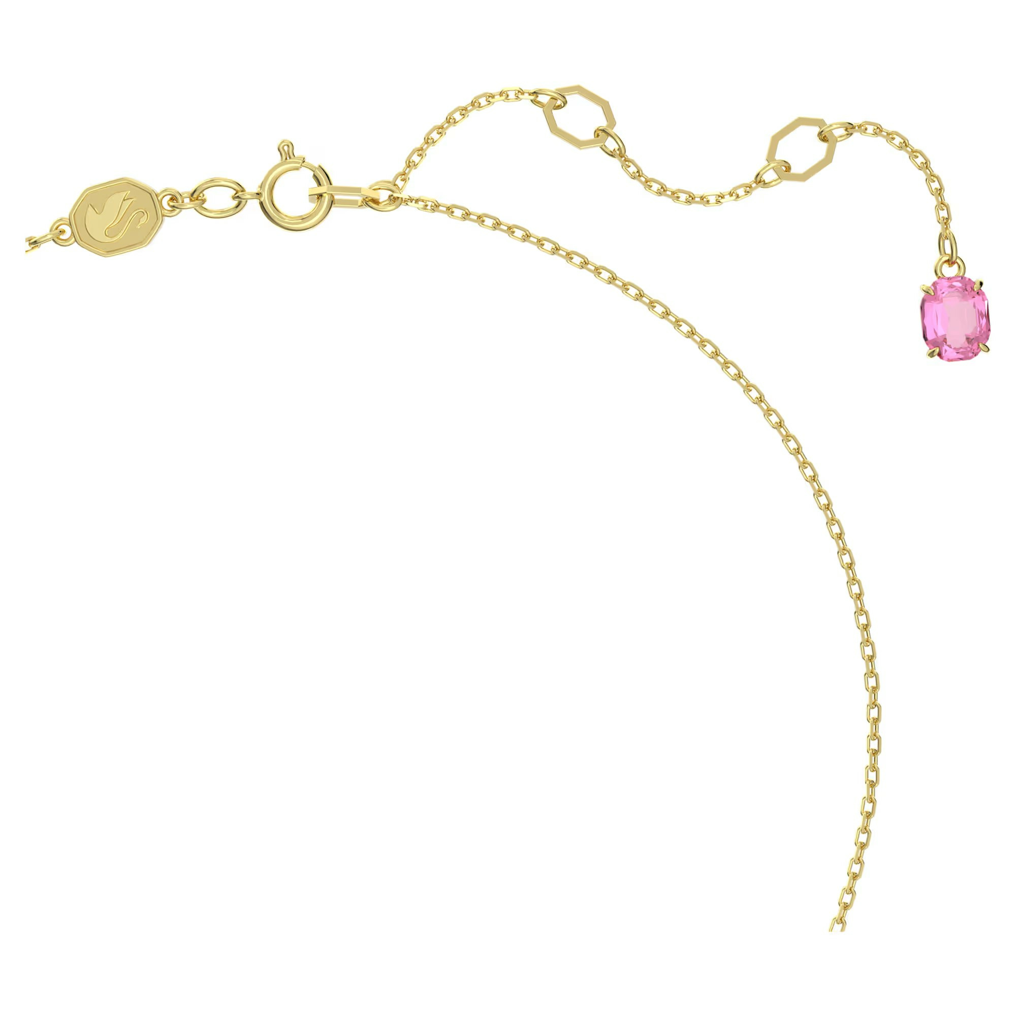 Swarovski Damen Halskette Idyllia Anhänger Blume Klein - Rosa mit Goldlegierungs... – Bild 2
