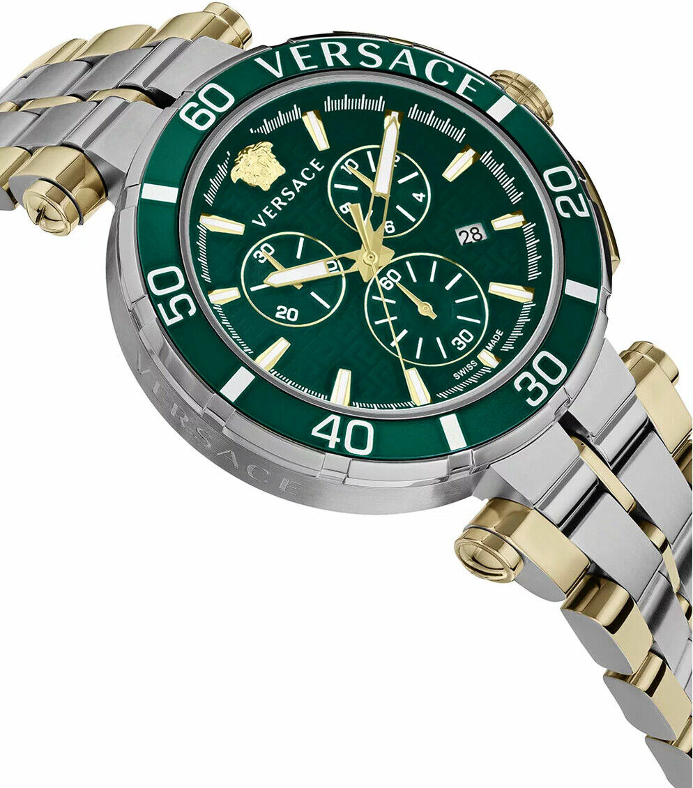 Versace Herren Armbanduhr GRECA CHRONO 45 mm VE3L00422 – Bild 3