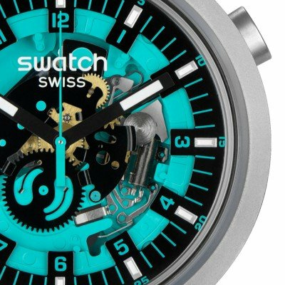 Swatch Big Bold Irony SB07S111 Mint Trim Uhr – Bild 2