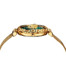 Versace Uhr Damen Palazzo Empire Greca Diamond Gold/Grün VEDV01619 Versace Uhr Damen Palazzo Empire Greca Diamond Gold/Grün VEDV01619