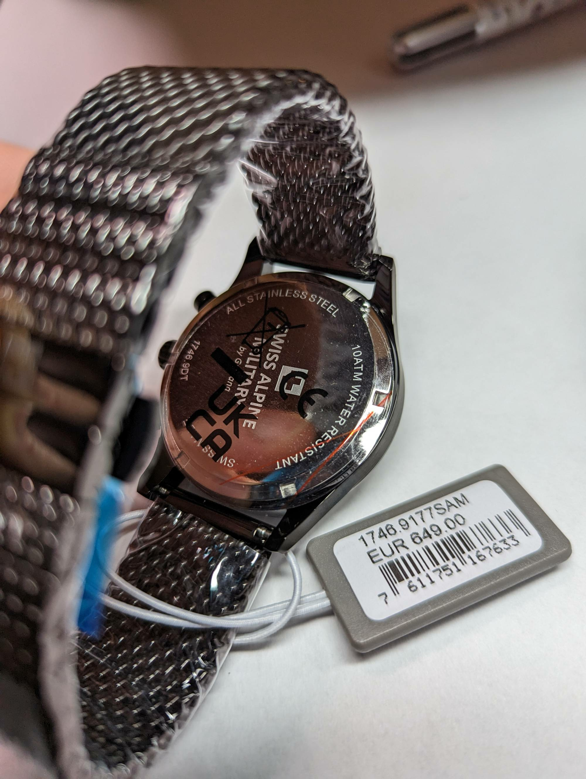 Swiss Alpine Military Herren Armbanduhr 1746.9177 – Bild 2