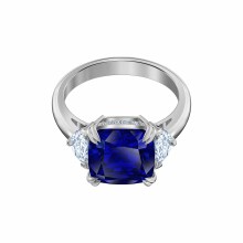 Swarovski Ring Damen Attract Trilogy Cocktail Blau Ringgröße 58 5515715 Swarovski Ring Damen Attract Trilogy Cocktail Blau Ringgröße 58 5515715