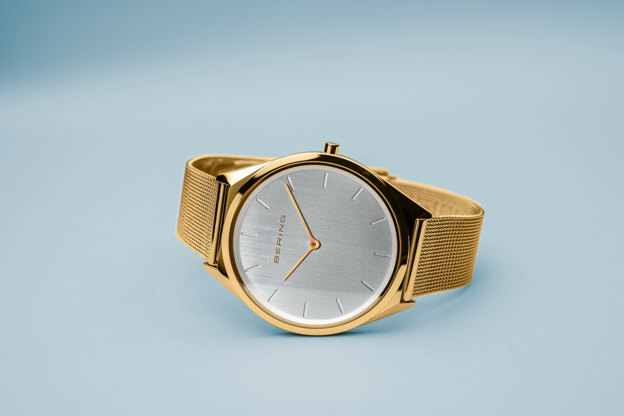 Bering unisex Armbanduhr Ultra Slim 39 mm 3 ATM Saphirglas Slim Design Armband ... – Bild 3