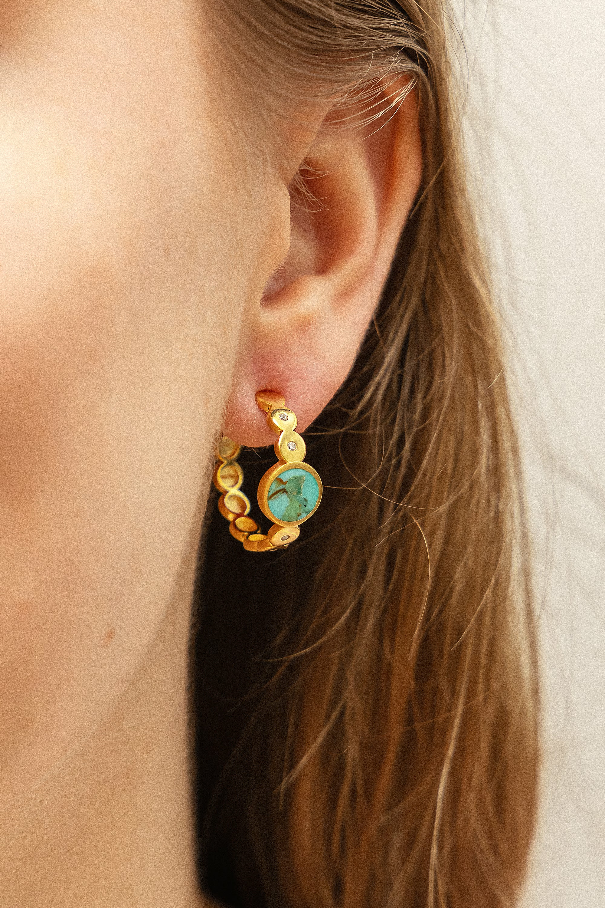 Ohrringe 925 Silber vergoldet Türkis und Zirkonia 41185160691806 Ohrringe 925 Silber vergoldet Türkis und Zirkonia 41185160691806