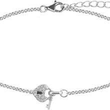 XENOX Damen-Armband 925 Sterling Silber rhodiniert Zirkonia Silber XS3409N XENOX Damen-Armband 925 Sterling Silber rhodiniert Zirkonia Silber XS3409N