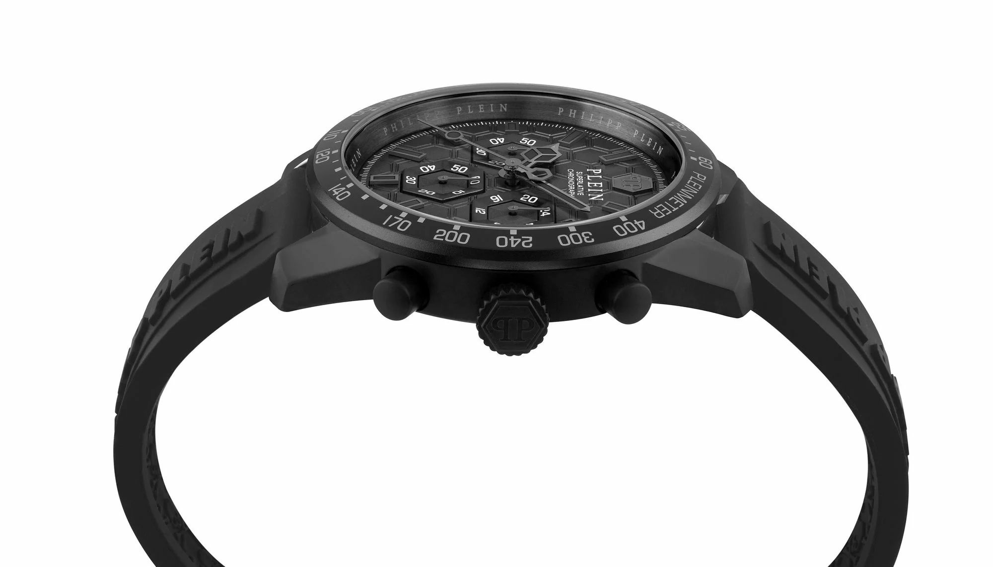 Philipp Plein Uhr Herren Pleinmeter Chronograph Schwarz PWPYA0324 – Bild 3