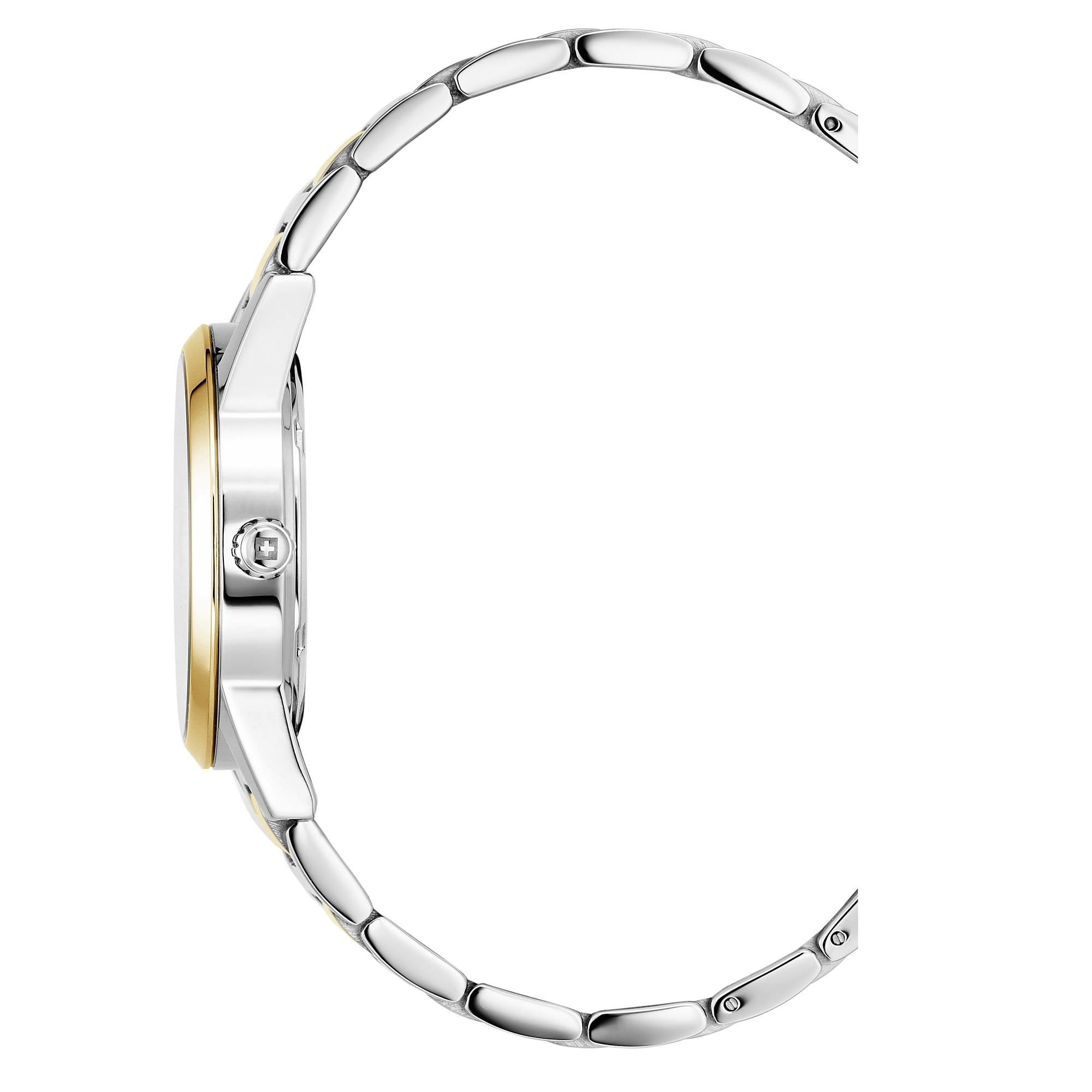 Swiss Alpine Military Damen-Armbanduhr Argos Bicolor Silber 34 mm Artikelnummer ... Swiss Alpine Military Damen-Armbanduhr Argos Bicolor Silber 34 mm Artikelnummer ...