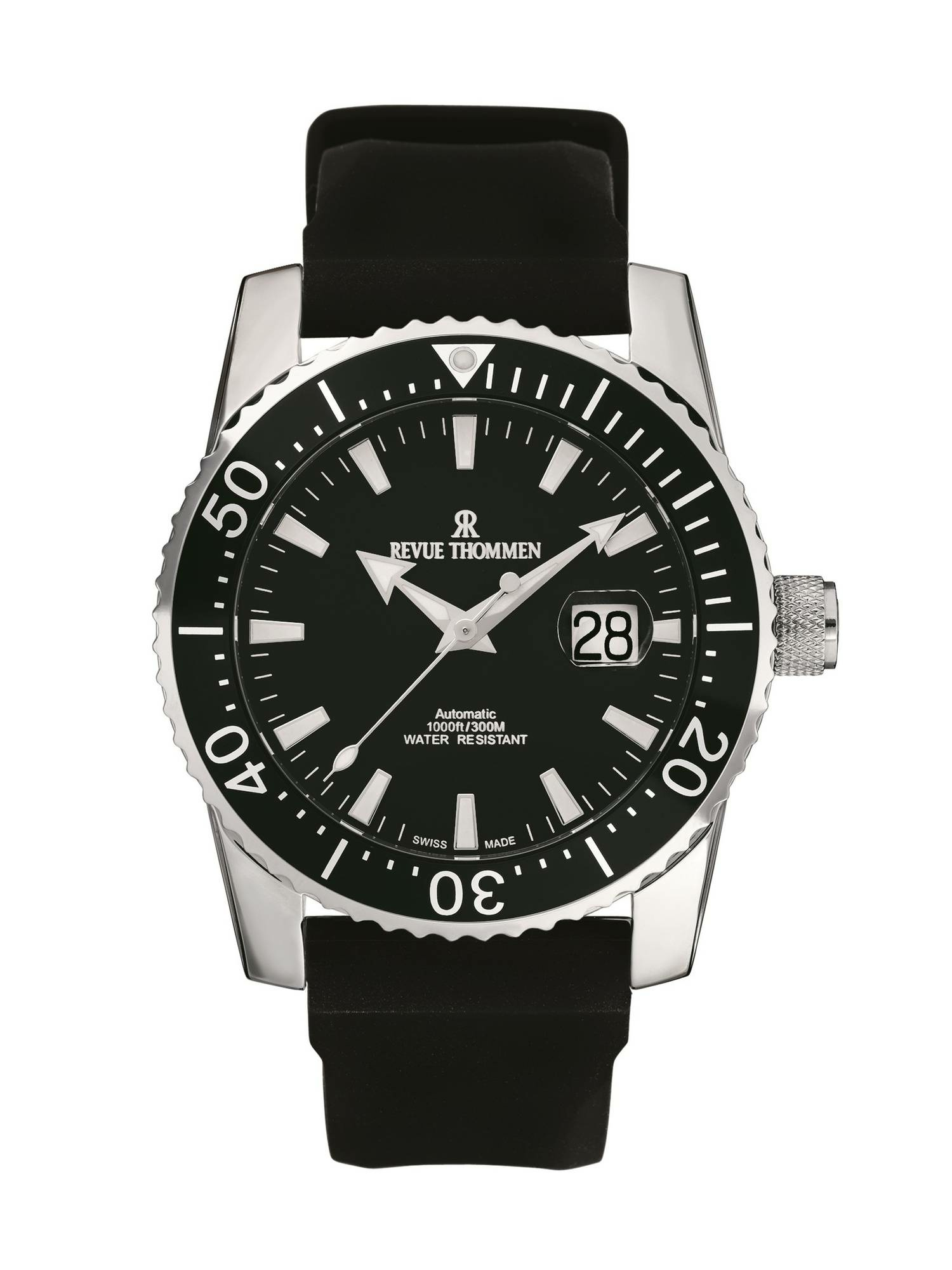 Revue Thommen Herren Armbanduhr Taucheruhr Automatik Werk Kautschukband 17030.25... – Bild 3