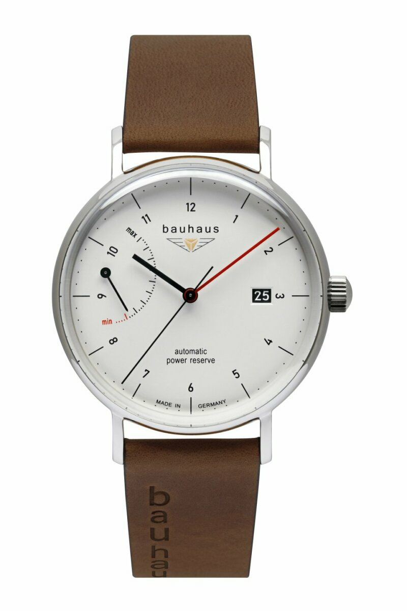 Bauhaus Herrenuhr  Automatik  Lederband Braun 21601 Bauhaus Herrenuhr  Automatik  Lederband Braun 21601