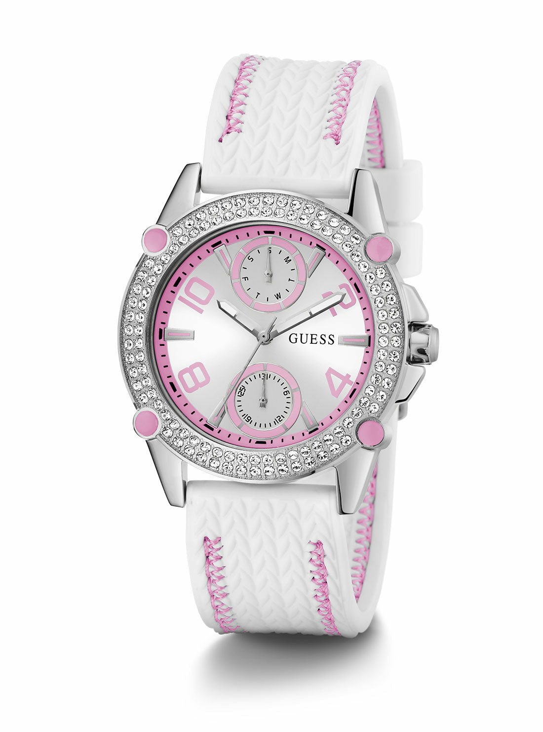 Guess Damen Armbanduhr Sporty Spice 38 mm Armband Leder GW0554L1 – Bild 2