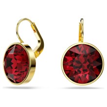 Swarovski Ohrringe Damen Bella Drop Rot Gold‑farbig Kristall 5724288 Swarovski Ohrringe Damen Bella Drop Rot Gold‑farbig Kristall 5724288