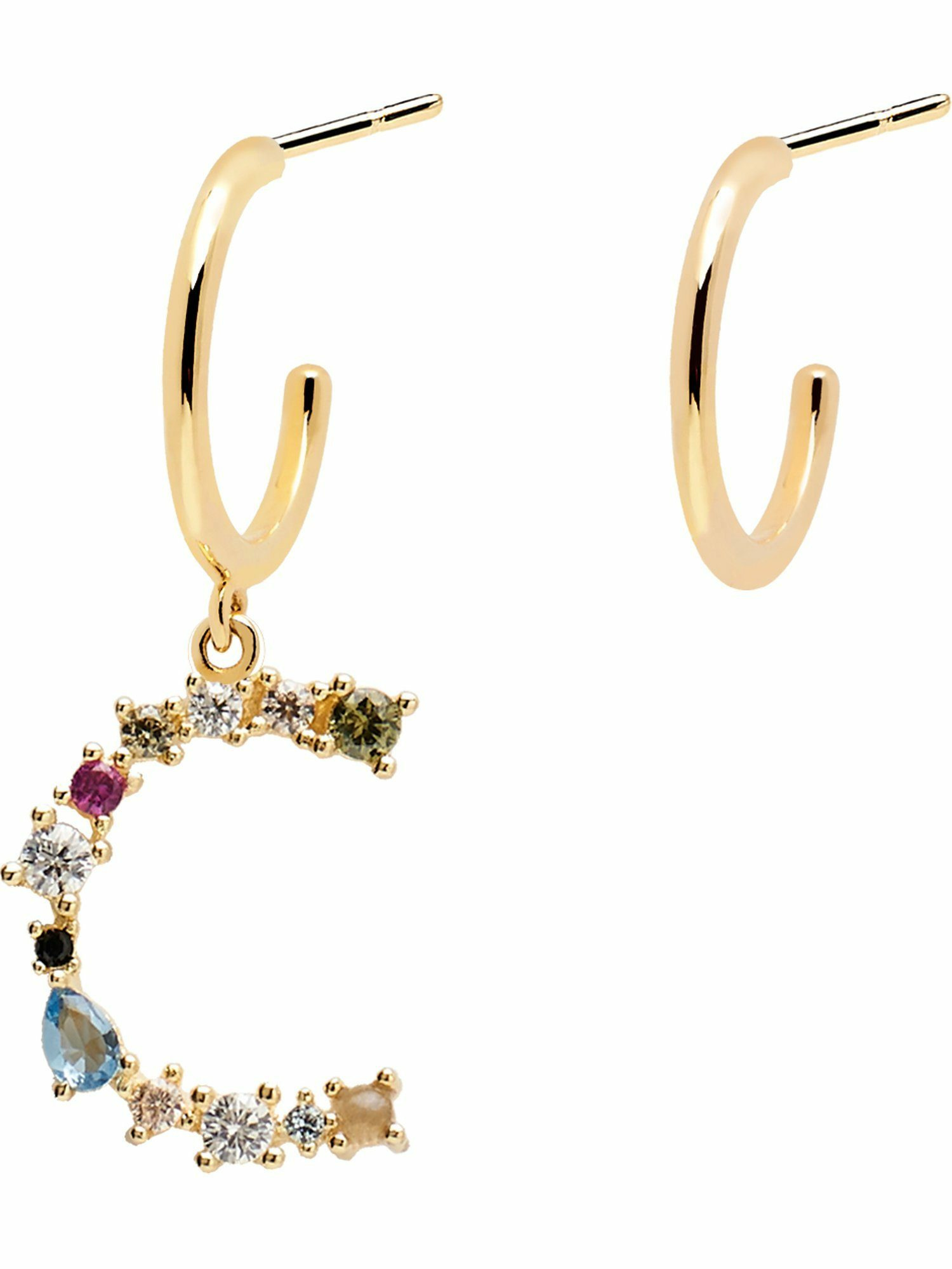 PDPaola Buchstabe C Goldohrringe AR01-253-U – Bild 2