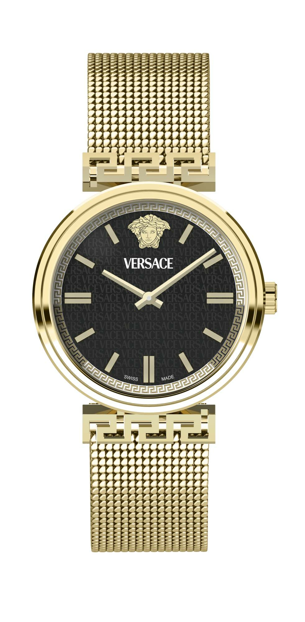 Versace Damen Armbanduhr MYTHOS VETCA Gold Schwarz VETCA0724 Versace Damen Armbanduhr MYTHOS VETCA Gold Schwarz VETCA0724