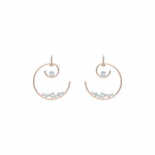 Swarovski Ohrhänger Damen North Roségold Weiß 5493391 Swarovski Ohrhänger Damen North Roségold Weiß 5493391
