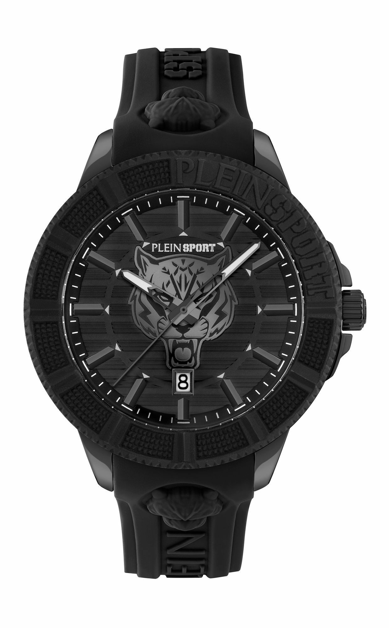 Plein Sport Herren Uhr CITY RUSH PSAEA0424 Schwarz Silikon Edelstahl 45 mm Plein Sport Herren Uhr CITY RUSH PSAEA0424 Schwarz Silikon Edelstahl 45 mm