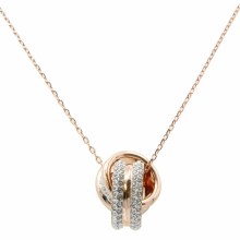 Swarovski Further Anhänger Damen Roségold Weiß 5259154 Swarovski Further Anhänger Damen Roségold Weiß 5259154