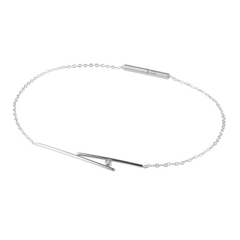 Ernstes Design Damen Armband mit Diamant 17cm Silber A592-17 Ernstes Design Damen Armband mit Diamant 17cm Silber A592-17