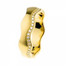 Ernstes Design Damen Zirkonia Ring Größe 57 Gold R558-57 Ernstes Design Damen Zirkonia Ring Größe 57 Gold R558-57