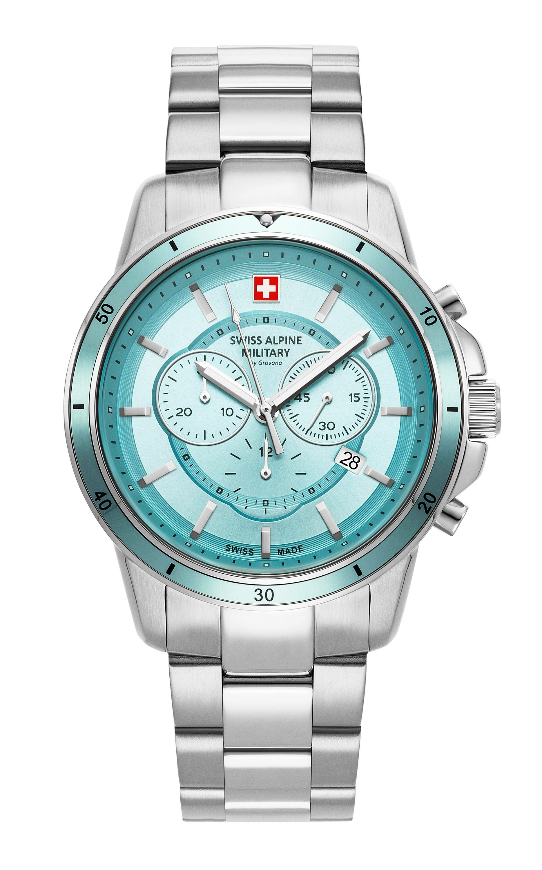 Swiss Alpine Military Herren Armbanduhr Douglas Chronograph 7089.9131 – Bild 3