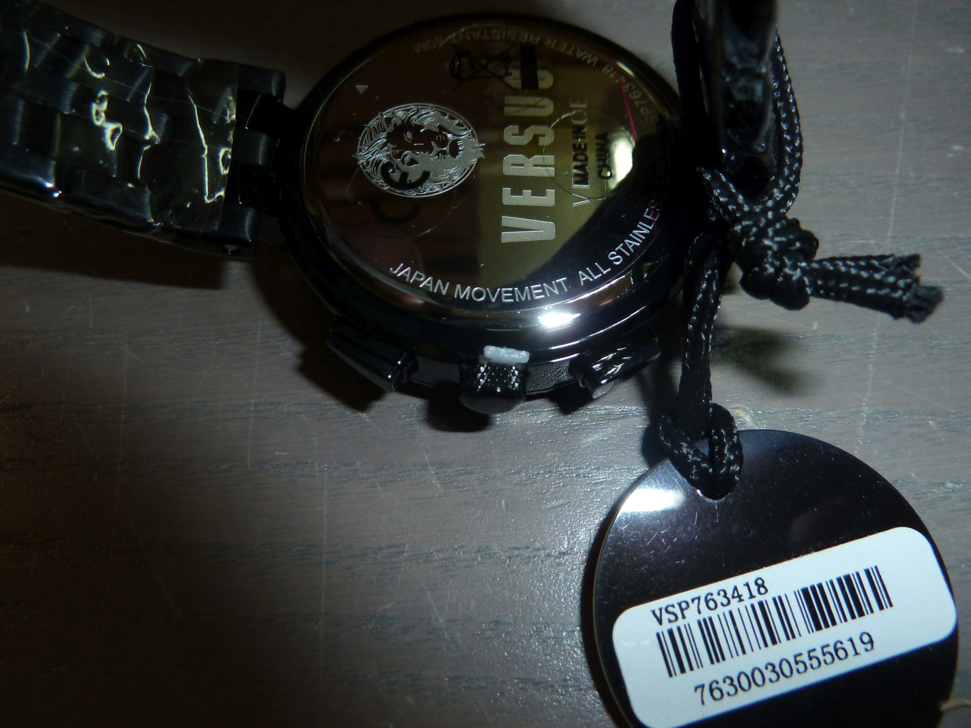 Versus by Versace Herren Armbanduhr Logo 44 mm Armband Edelstahl VSP763418 – Bild 2