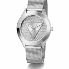 Guess Damen Armbanduhr silber GT GLITZ PLAQUE GW0835L1 Guess Damen Armbanduhr silber GT GLITZ PLAQUE GW0835L1