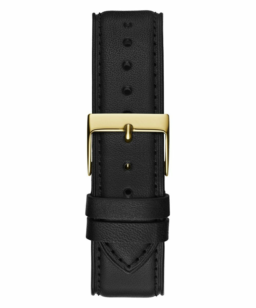 Guess Herren Armbanduhr Crescent schwarz, gold 44 mm GW0628G2 Guess Herren Armbanduhr Crescent schwarz, gold 44 mm GW0628G2