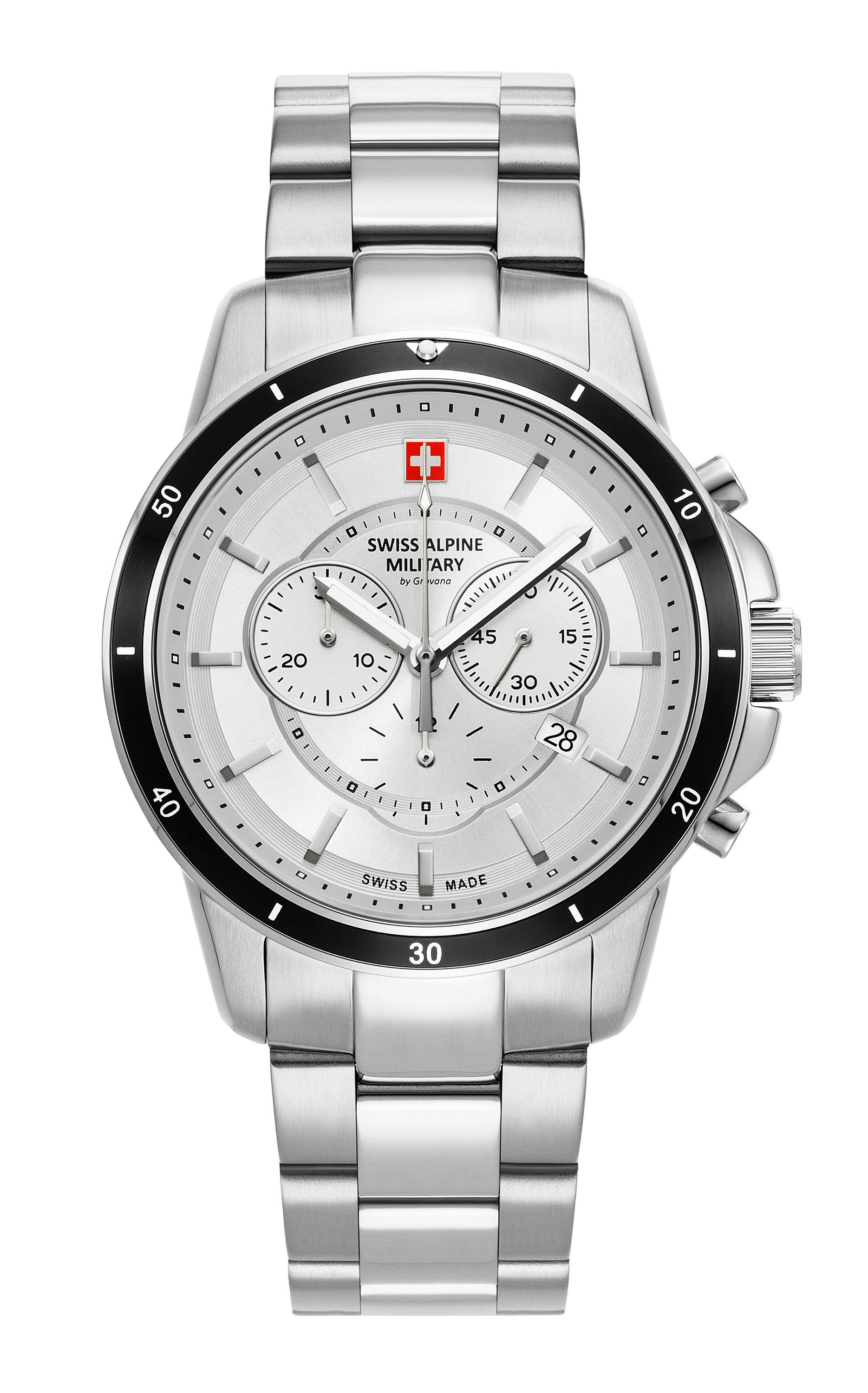 Swiss Alpine Military Herren Armbanduhr Douglas Chronograph 7089.9132 – Bild 3