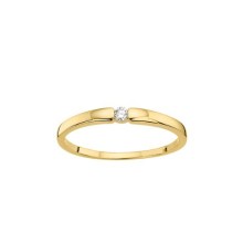 Damen Ring 1 Steiner,Gold 585 Damen Ring 1 Steiner,Gold 585
