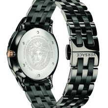 Versace Univers Herrenuhr Schwarz Edelstahlarmband GMT 43mm VEBK00618 Versace Univers Herrenuhr Schwarz Edelstahlarmband GMT 43mm VEBK00618