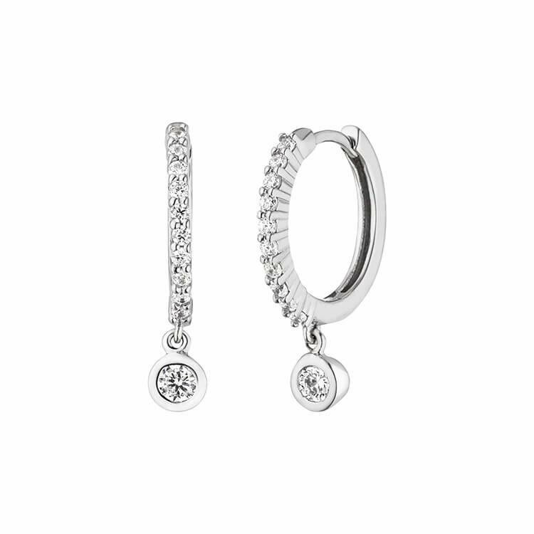 Viventy Damen Zirkonia Creolen 925/Sterling Silber 784774 Viventy Damen Zirkonia Creolen 925/Sterling Silber 784774