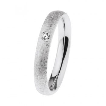 Ernstes Design Damen Diamantring Trauring Breite 3,5 Größe 55 Silber R623-55 Ernstes Design Damen Diamantring Trauring Breite 3,5 Größe 55 Silber R623-55