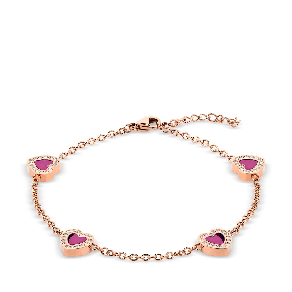 Bering Damen Armband Armkette Arctic Symphony rosé gold glänzend 641-310-X0 Bering Damen Armband Armkette Arctic Symphony rosé gold glänzend 641-310-X0