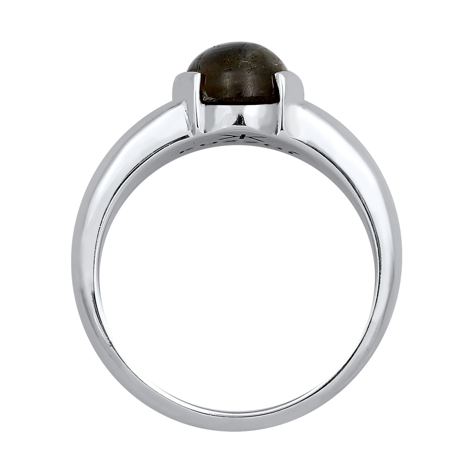 Ring Herren Siegelring Labradorit 925 Silber – Bild 2