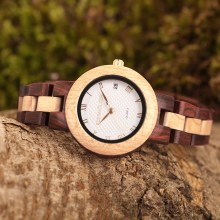 Edenhölzer Damen Armbanduhr Hardlex Marie Galante Datumsanzeige Edenhölzer Damen Armbanduhr Hardlex Marie Galante Datumsanzeige