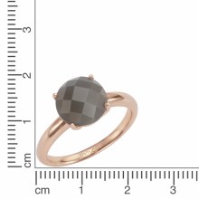 Jamelli 925 Silber rosé vergoldet Mondstein grau Ring 41680128704606 Jamelli 925 Silber rosé vergoldet Mondstein grau Ring 41680128704606