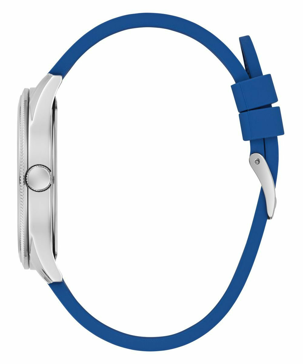 Guess Herren Armbanduhr REPUTATION blau, silber 44 mm GW0726G1 – Bild 3
