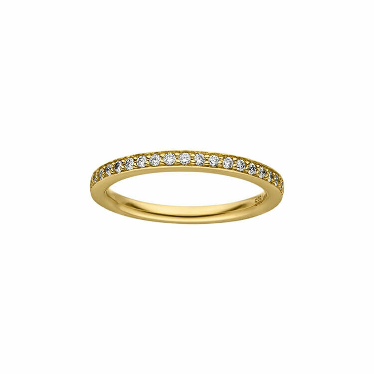 Damenring Elaine Firenze 14ct. Gelbgold 55625011R/3 Damenring Elaine Firenze 14ct. Gelbgold 55625011R/3