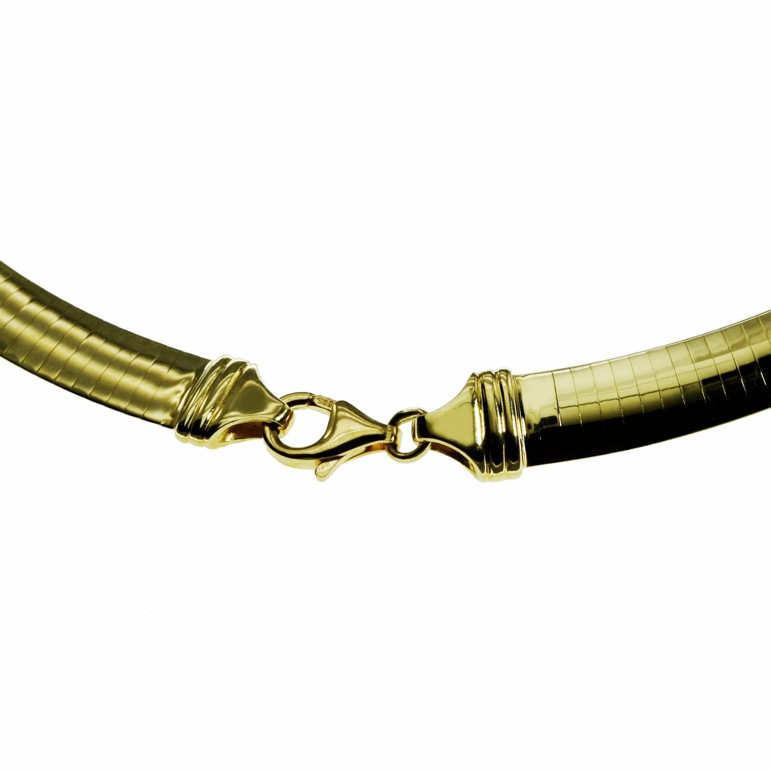 Halsreif Omega 2,5mm flach - 45cm - Wendeomega – Bild 2