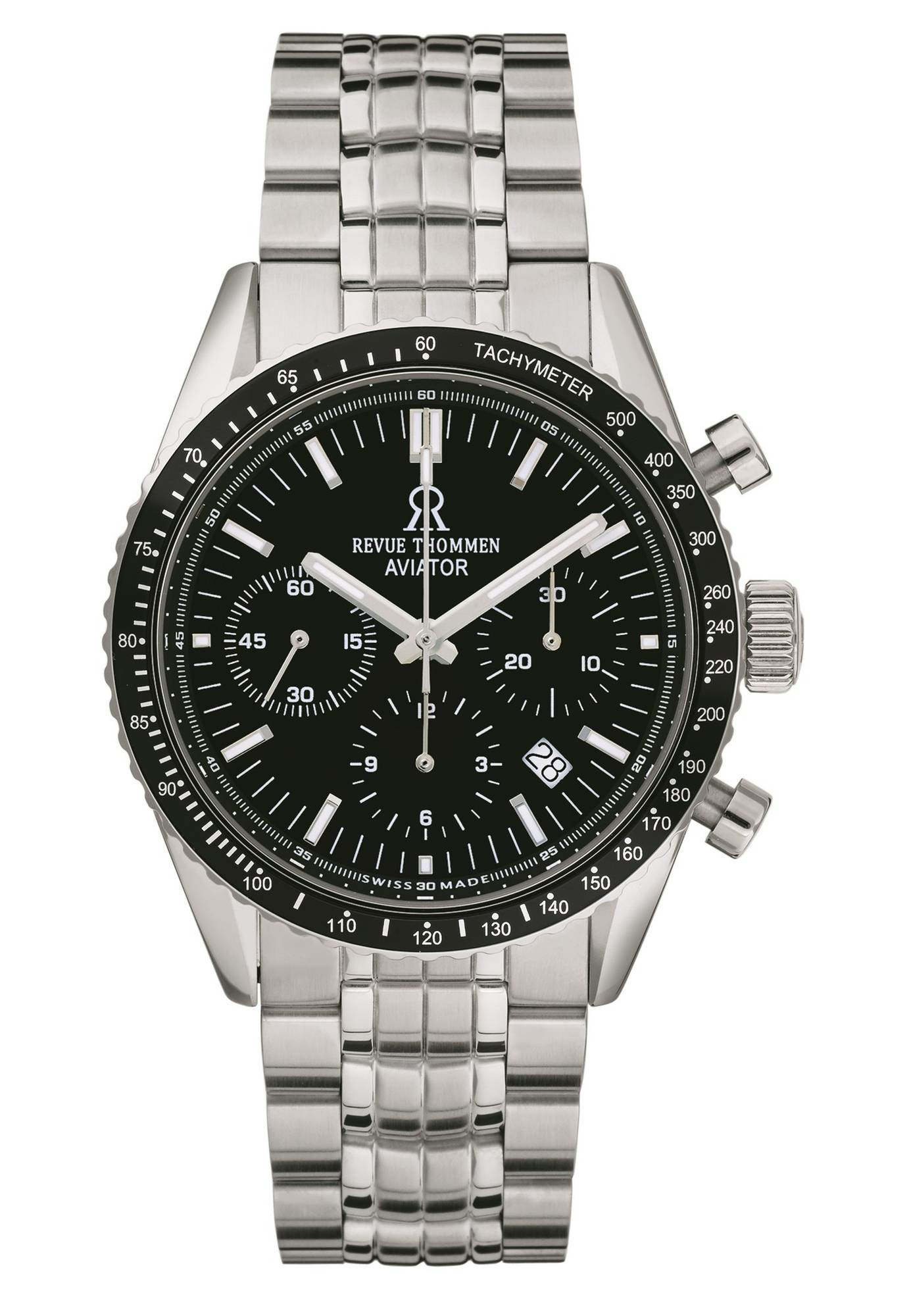 Revue Thommen Herren Armbanduhr Automatic Aviator 42 mm Chronograph, Tachymeter ... – Bild 3