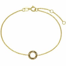 Xenox Damen Armband mit weißen Topas und Quarz Steinen Gold XG4437G Xenox Damen Armband mit weißen Topas und Quarz Steinen Gold XG4437G