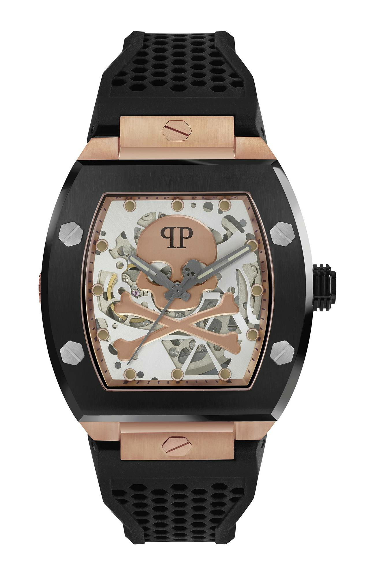 Philipp Plein Automatik Herrenuhr The $keleton Gold Rush PWBAA0121 Philipp Plein Automatik Herrenuhr The $keleton Gold Rush PWBAA0121