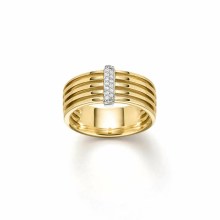 Damenring Elaine Firenze 14ct. Gelbgold 55637351R/3 Damenring Elaine Firenze 14ct. Gelbgold 55637351R/3