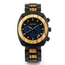 Edenhölzer Holzuhr Herren Armbanduhr Chronograph Padang ED103-001 Edenhölzer Holzuhr Herren Armbanduhr Chronograph Padang ED103-001