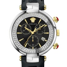 Versace Herren Armbanduhr REVIVE CHRONO RESTYLING 41 mm Armband Leder VE2M001 2... Versace Herren Armbanduhr REVIVE CHRONO RESTYLING 41 mm Armband Leder VE2M001 2...